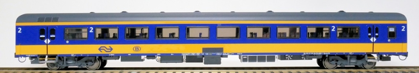 Exact-Train EX11028 - H0 - Personenwagen ICRm Bpmz10 Amsterdam-Brüssel, NS, Ep. VI